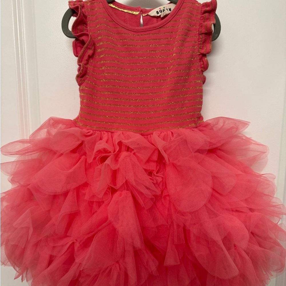 Mini Boden Petal Skirt Tulle Dress - Size 5-6Y